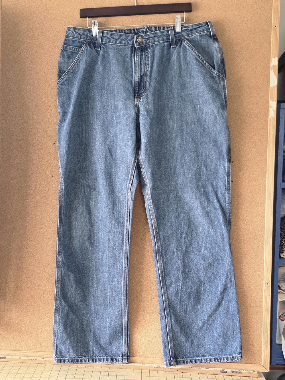 Carhartt Vtg 2007  WB112 Carpenter Jeans Women 16 35x30 Excellent Dungarees